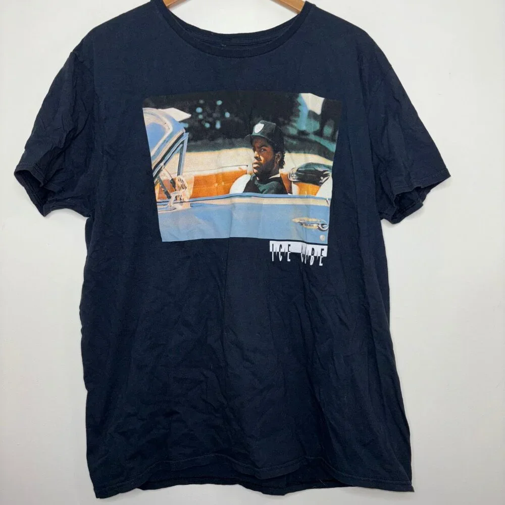 Ice Cube Impala Graphic Black T-Shirt Hip Hop Rap Mens XL - Picture 5 of 10